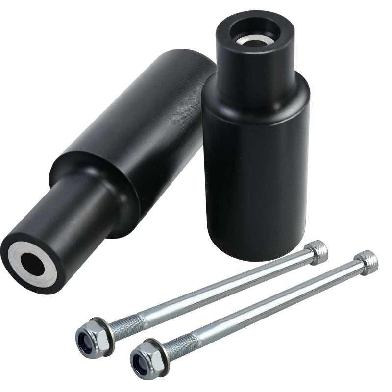 Vanshly Black No Cut Frame Sliders Fits Kawasaki Ninja 650 Z650 Z 650 KRT EX650 EX 2017 2018 2019 2020 2021 2022 2023 Fits ABS & NON ABS Models - 750-4519 - Image 1